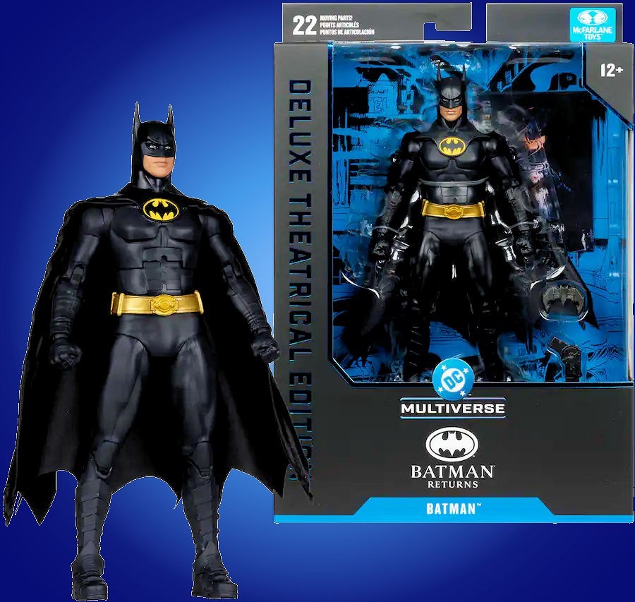 McFarlane Batman Returns Batman Deluxe Theatrical Keaton
