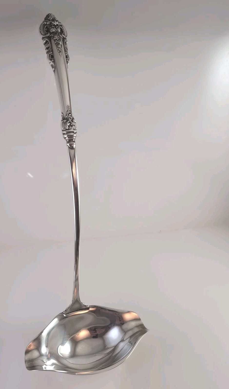 Wallace Grande  Baroque Original Sterling Handle Punch Ladle Double Spout 