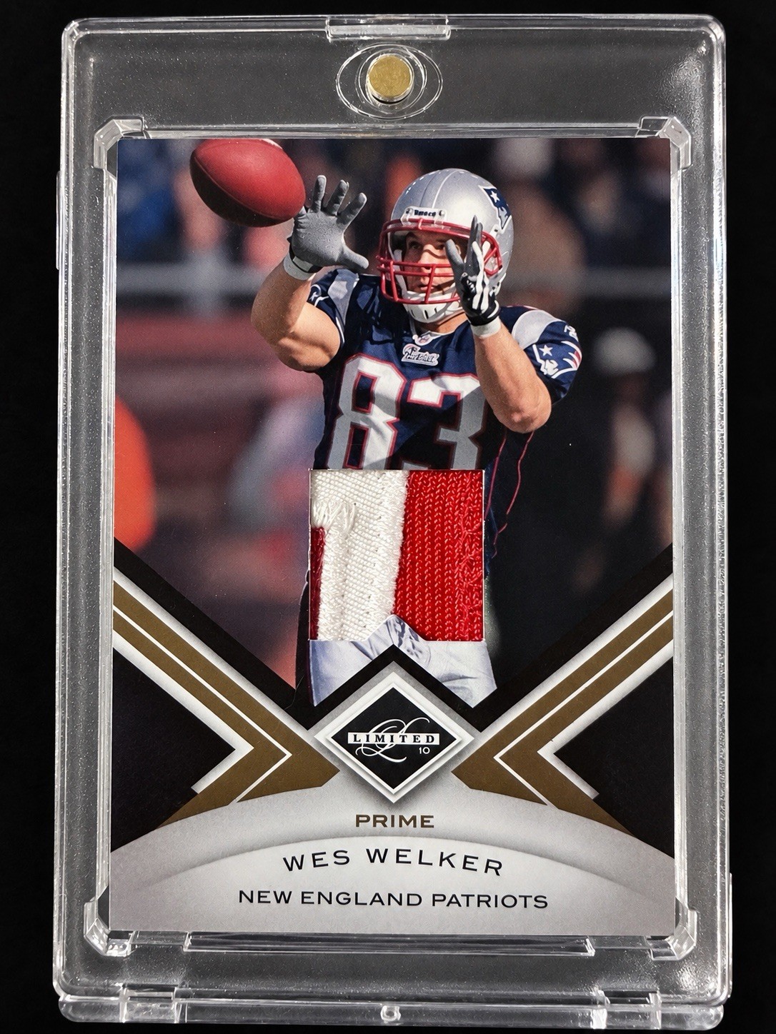 2010 Panini Limited - Wes Welker #60 Threads Prime /50 (MEM)
