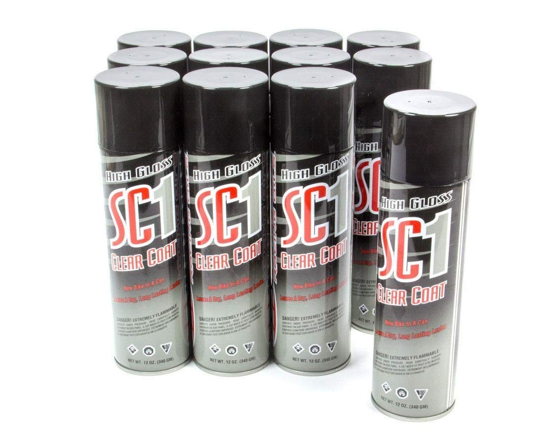 Maxima SC1 Clair Manteau Spray Silicone 340g 17.2 Fl Oz (Pack of 12), Regular 