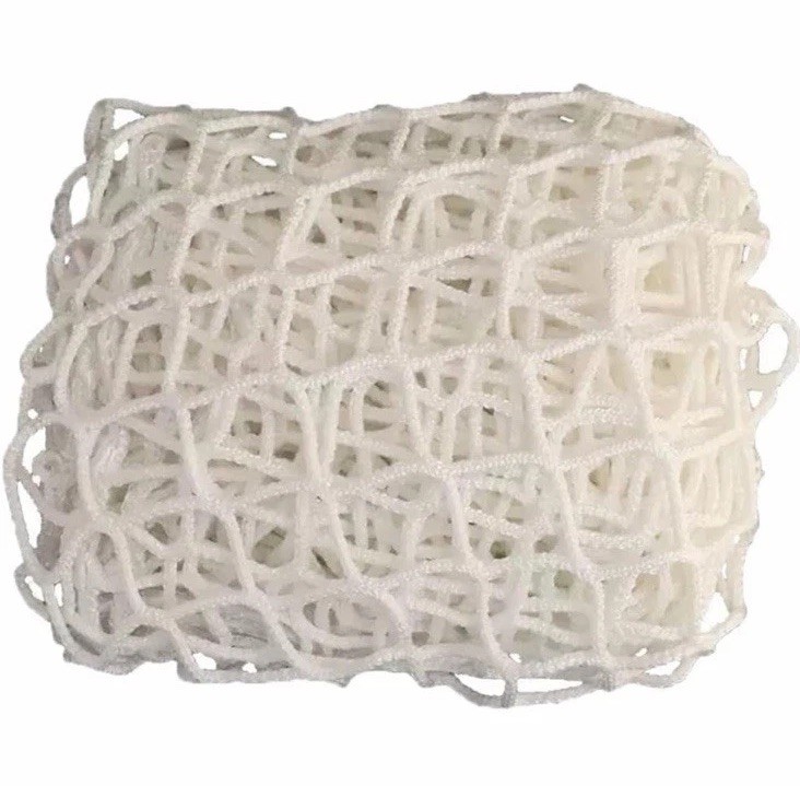6.5x9.8FT Double Layer Climbing Cargo Net Kids Playground Backyard White 2x3M