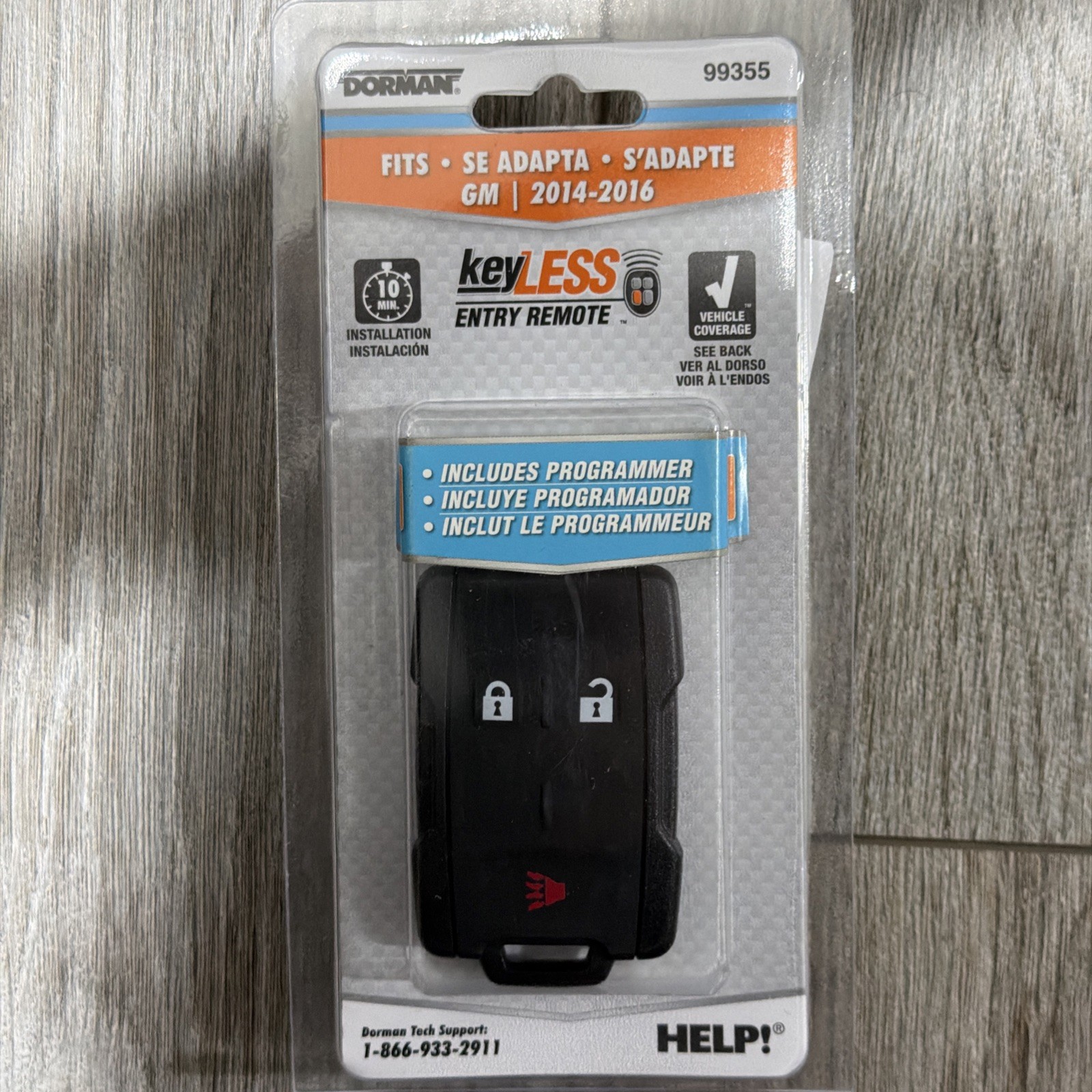 99355 Dorman Key Fob for Chevy Chevrolet Silverado 2500 HD Heavy Duty GMC 1500