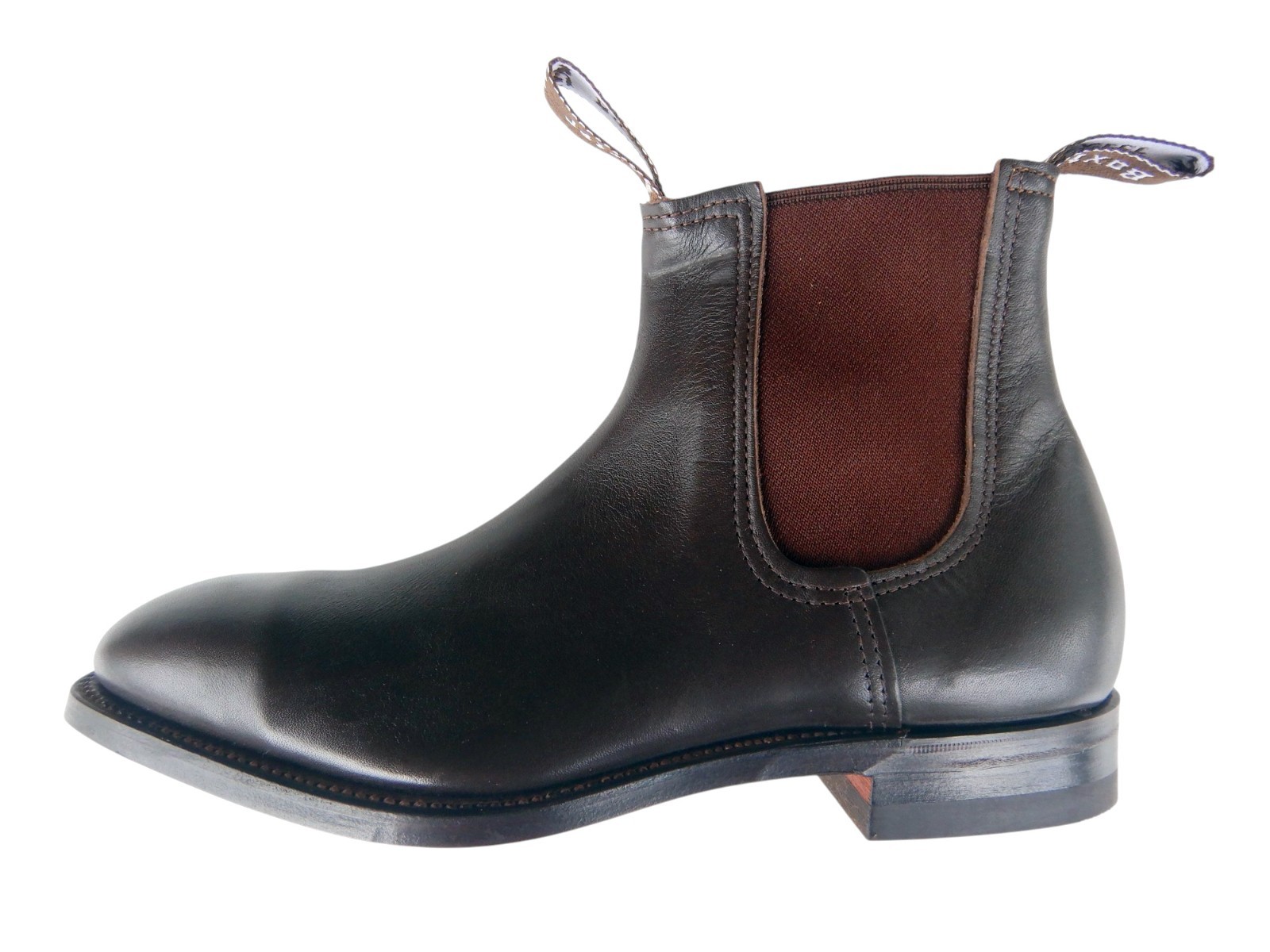 Baxter Australia \'Statesman\' 1996 Men\'s New Vintage Brown Leather Boots - US 8.5