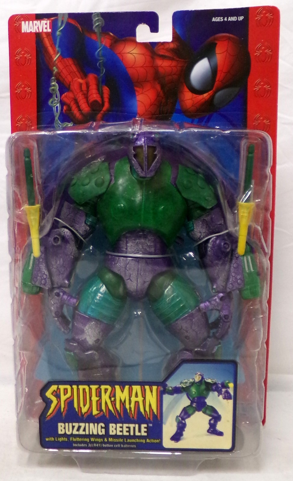 2005 Toy Biz Marvel Spider-Man Buzzing Beetle 6 2005 Toy Biz Marvel Spider-Man Buzzing Beetle 6