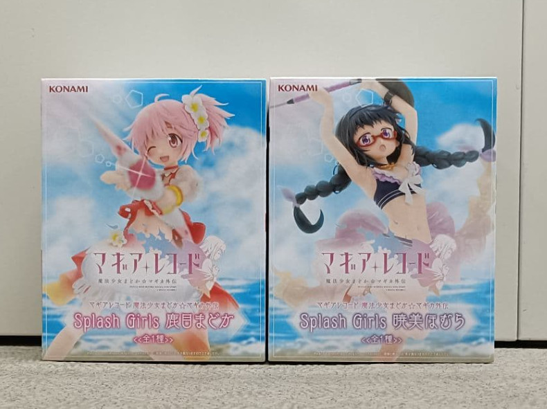 Magia Record Puella Magi Magica Splash Girls Madoka Homura Figure set of 2 NEW