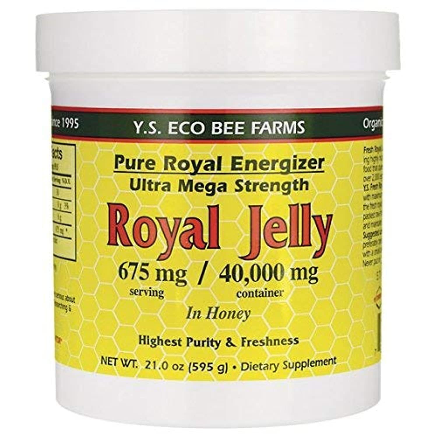 Y.S. Organic Bee Farms Royal Jelly in Honey 21 oz Y.S. Organic Bee Farms Royal Jelly in Honey 21 oz