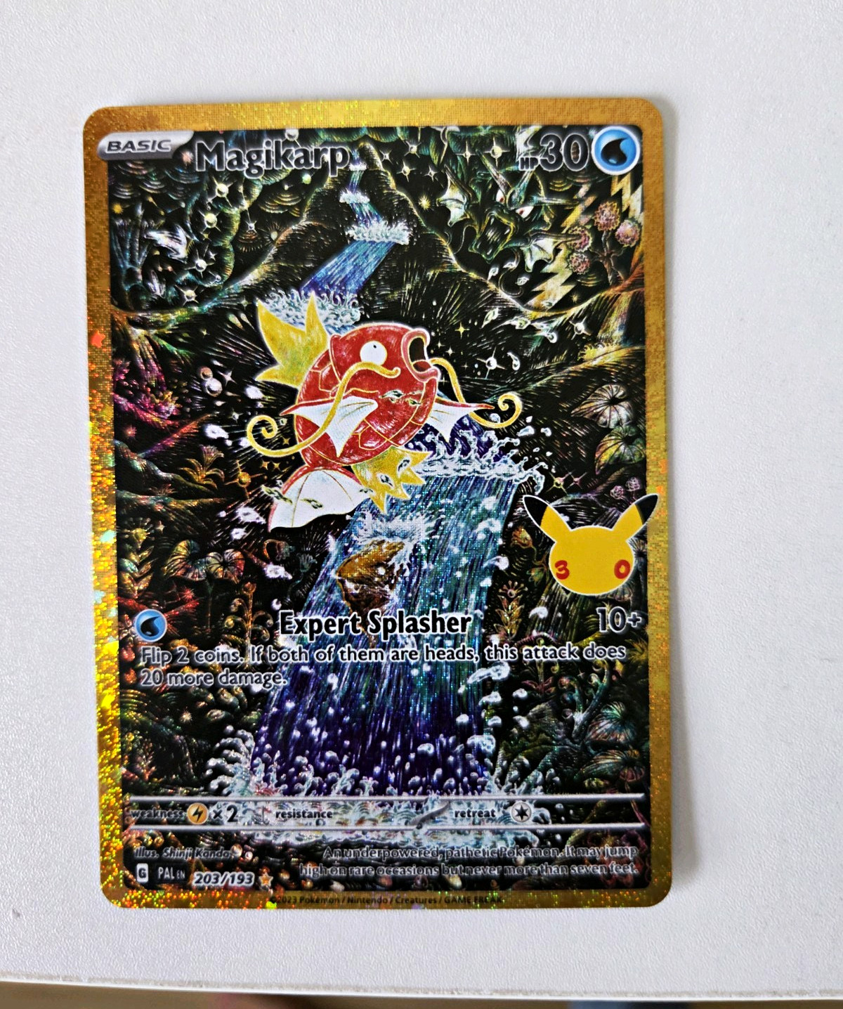 The Pokémon Company Magikarp 203/193 Paldea Evolved Illustration Rare Holo The Pokémon Company Magikarp 203/193 Paldea Evolved Illustration Rare Holo