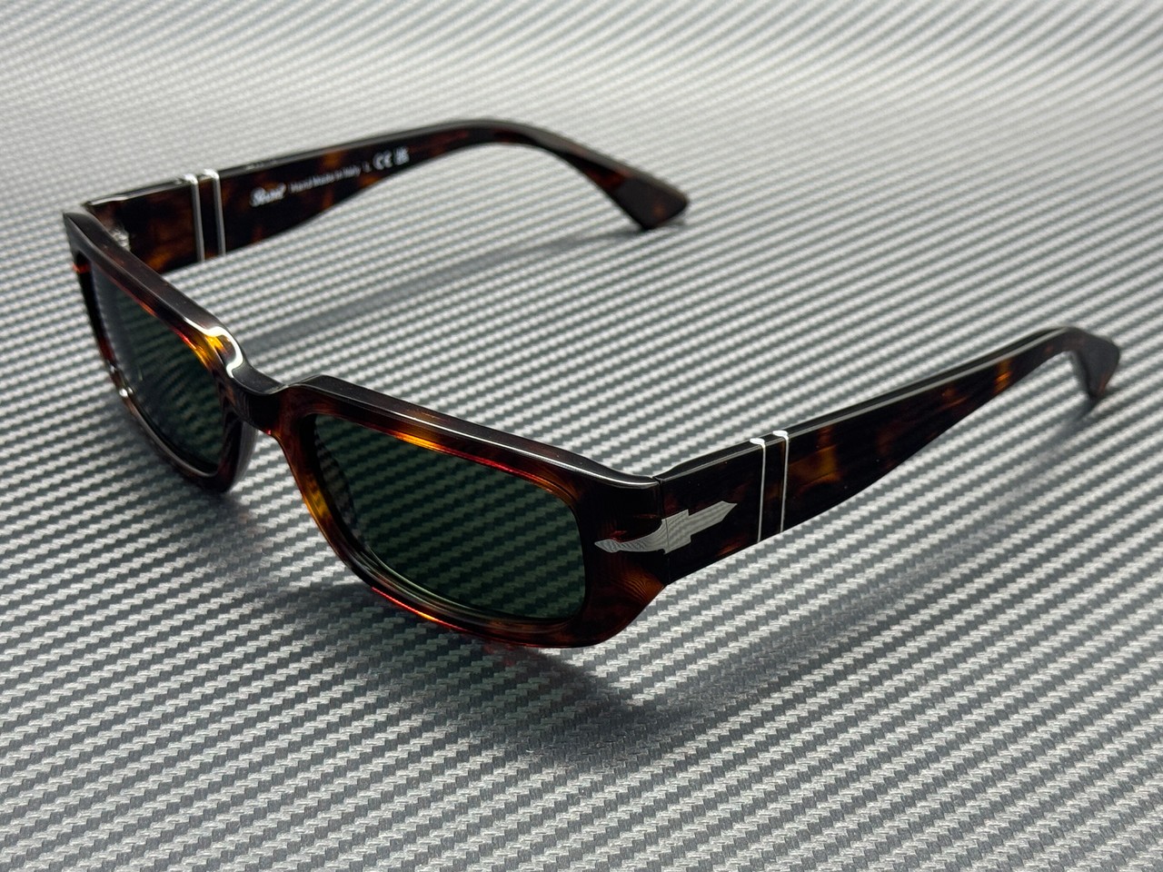 PERSOL PO3385S 24 31 Havana Green Unisex 55 mm Sunglasses