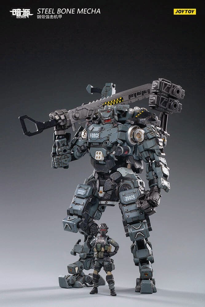 Joytoy 1/25 Dark Source Steel Bone (Gray) Mecha Figure US Seller-in Stock-NIB Joytoy 1/25 Dark Source Steel Bone (Gray) Mecha Figure US Seller-in Stock-NIB