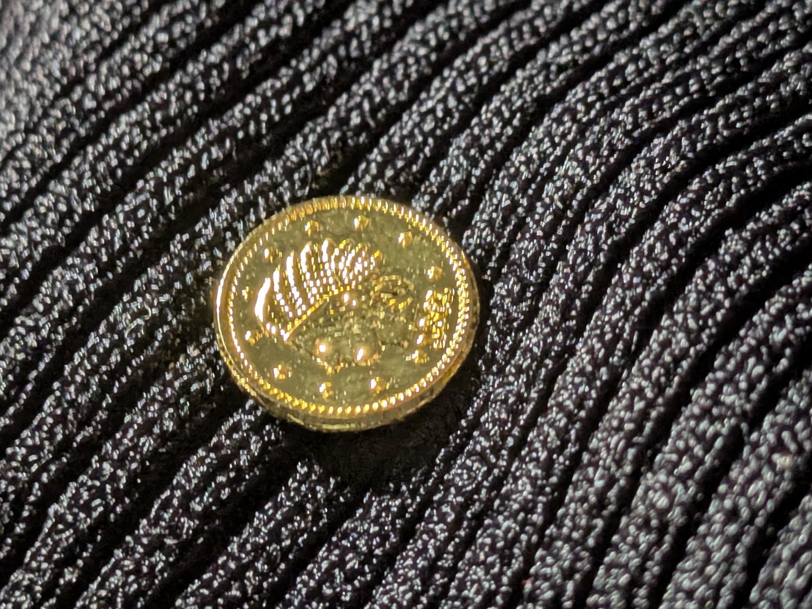 1881 Cali Private Struck Round  Souvenir FRACTIONAL  Not Gold
