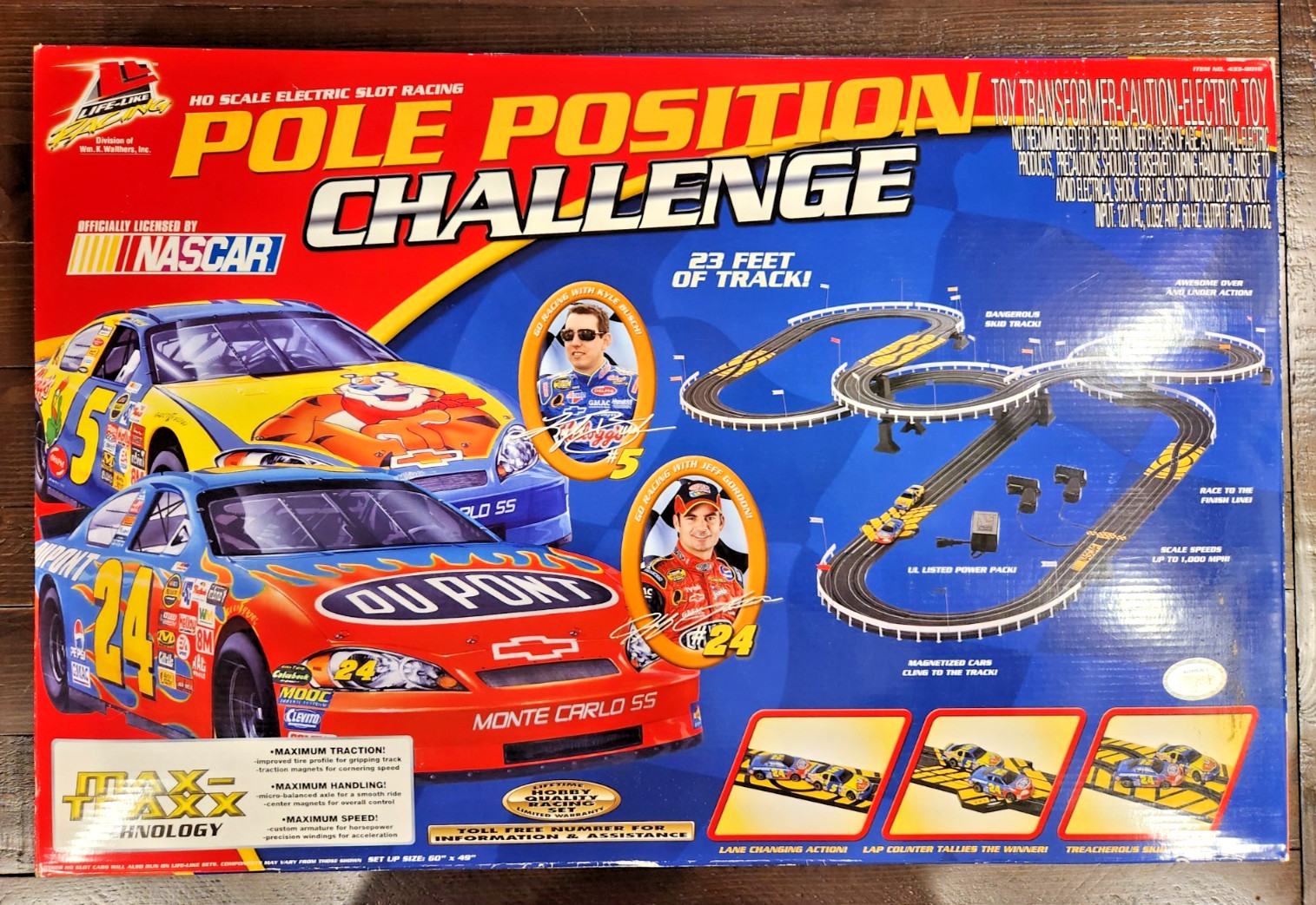Nascar Pole Position Challenge Electric Slot Racing Game 2006 NIB - NEVER OPENED