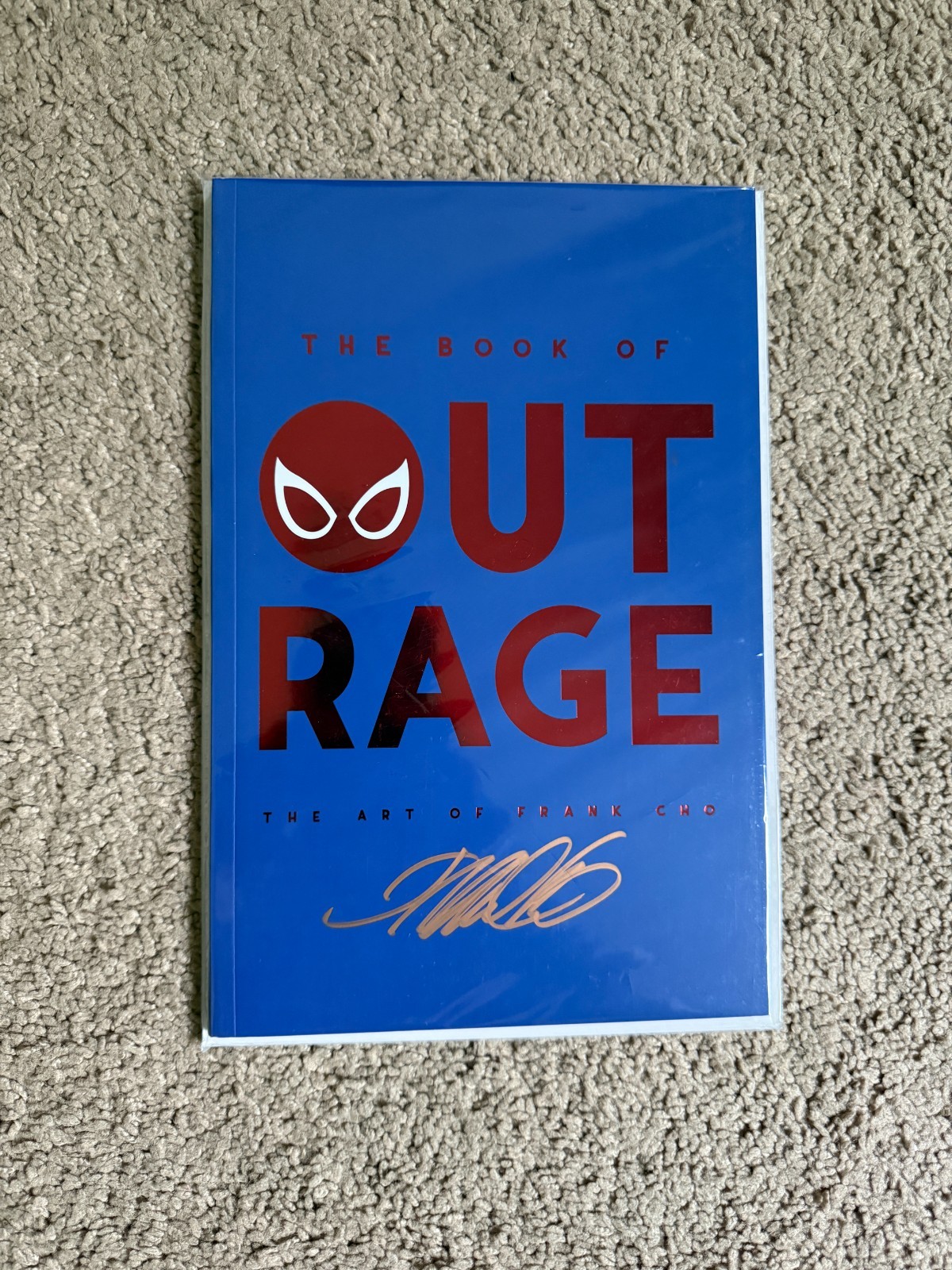 Frank Cho The Book of Outrage Blue Foil 2nd Print SIGNED CSA COA Art Sketchbook