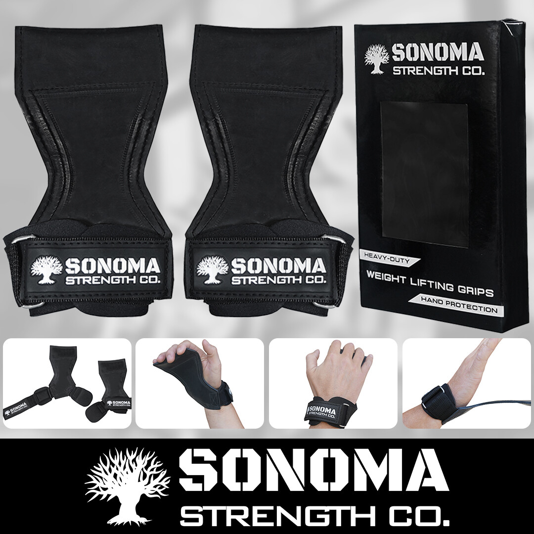 Weight Lifting Grips – Heavy-Duty Wrist Straps with Padded Support