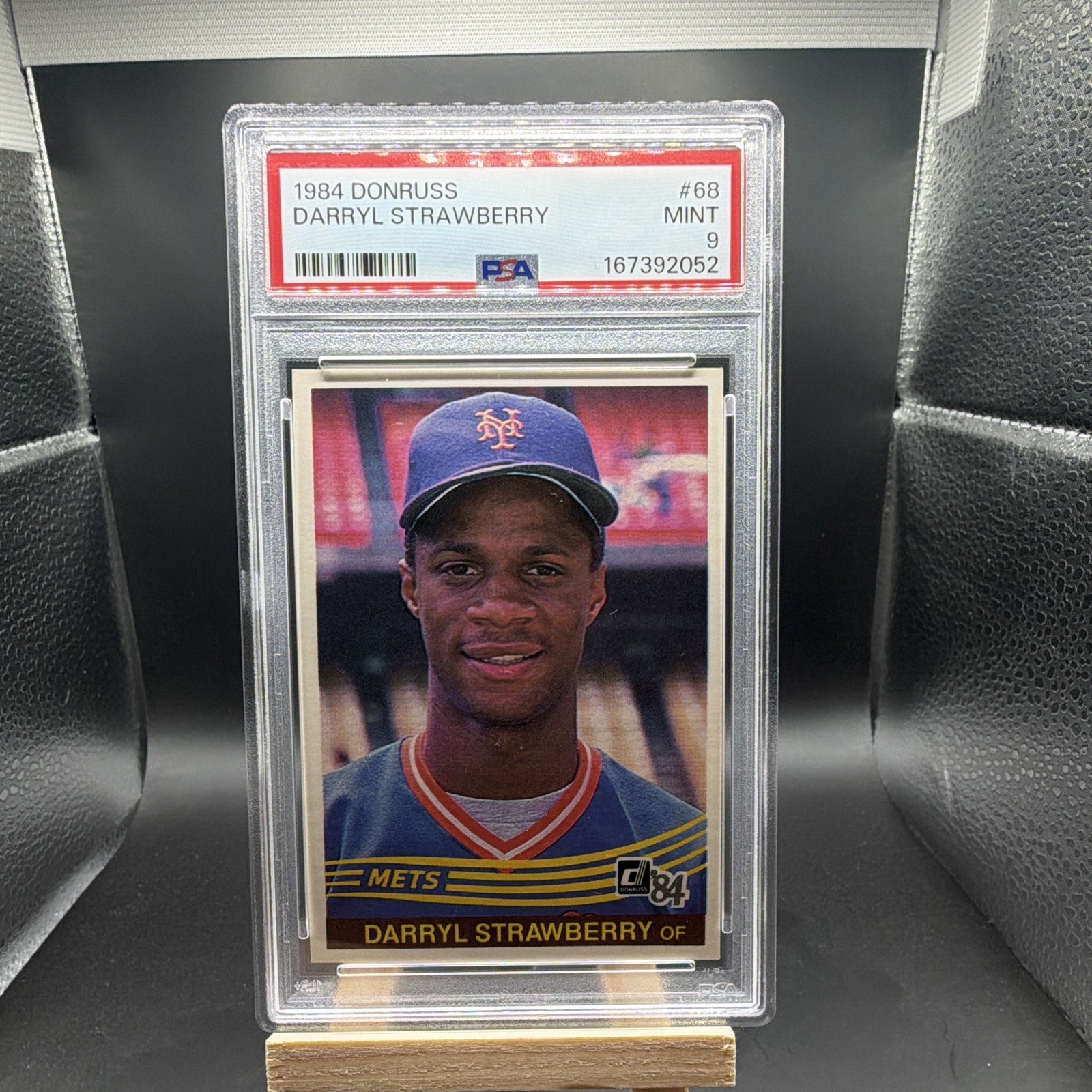 Donruss 1984 Darryl Strawberry Rookie RC #68 New York Mets PSA 9 Mint