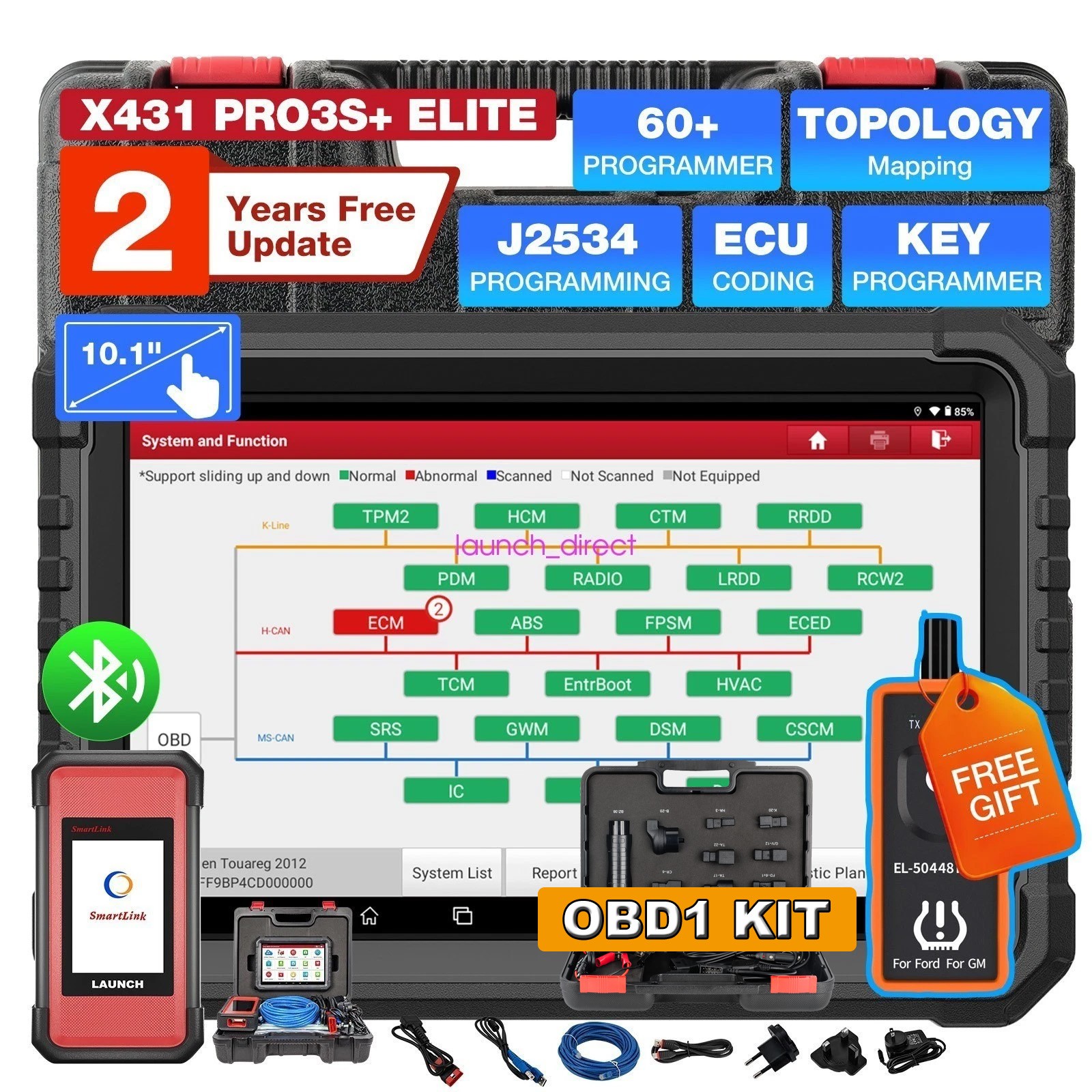 2026 LAUNCH X431 PRO3S V+ ELITE Pro 5 Diagnostic Tool J2534 Programming Coding