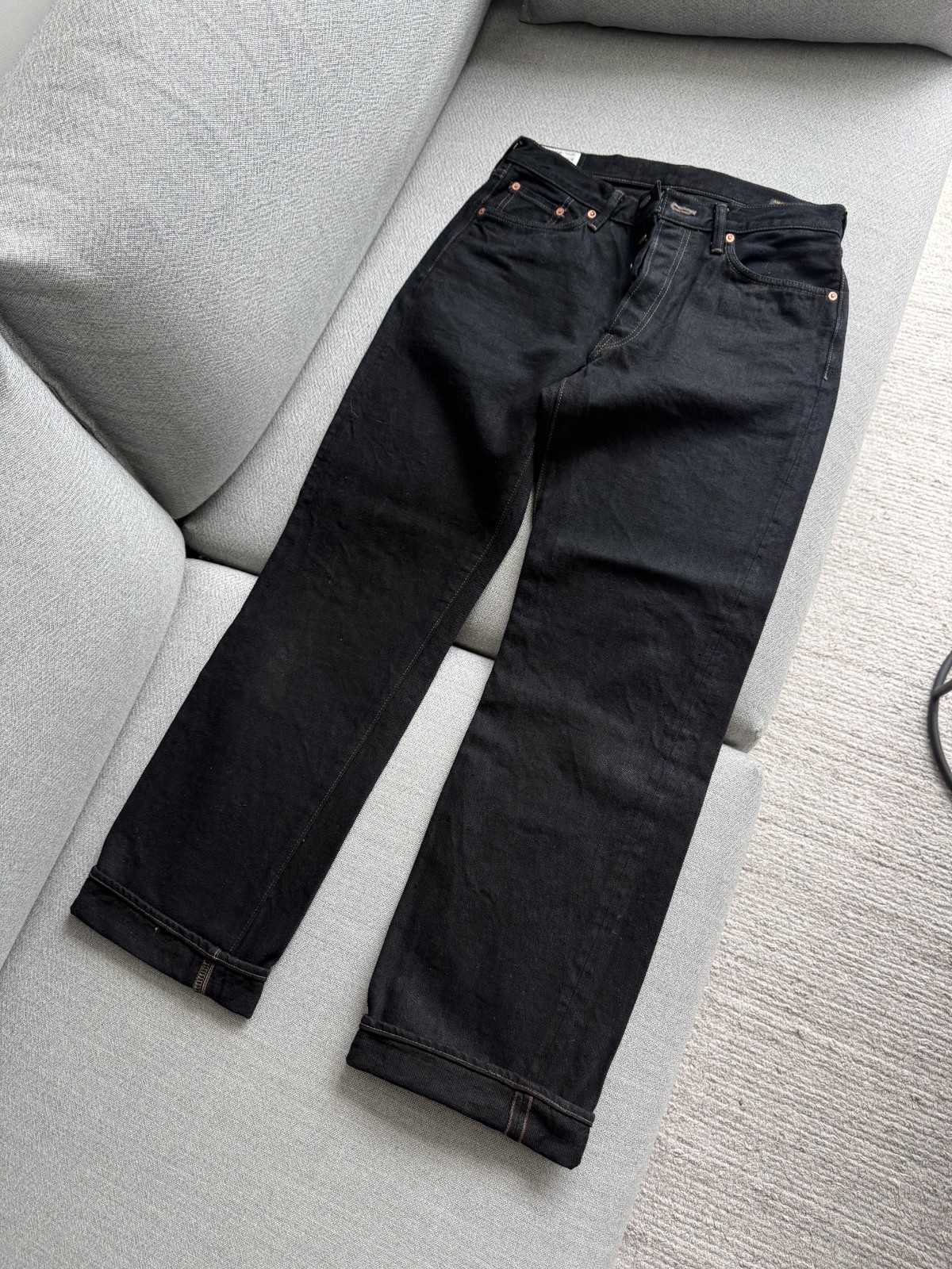 STUDIO D\'ARTISAN SP-120 45th Anniversary Amami Mud Dyed Indigo Jeans JAPAN NEW STUDIO D\'ARTISAN SP-120 45th Anniversary Amami Mud Dyed Indigo Jeans JAPAN NEW
