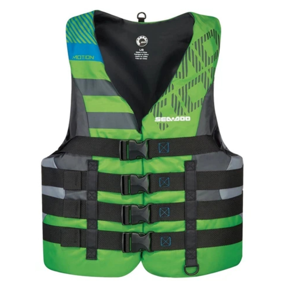 Sea-Doo Men\'s Motion PFD Life Jacket Green XL 2867671270