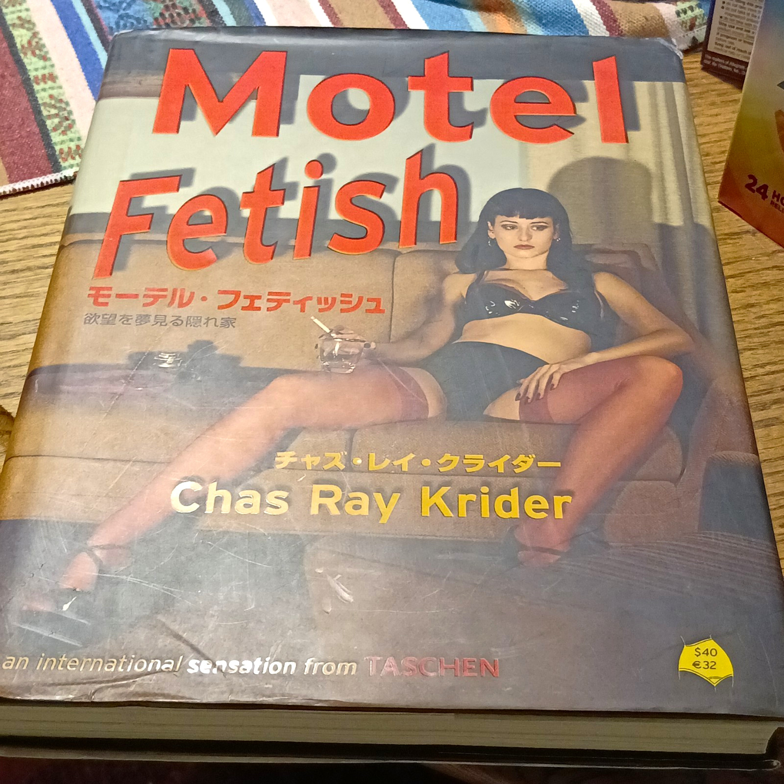 Motel Fetish, Chas Ray Krider 2002 Japanese edition Taschen Hardback w/ English Motel Fetish, Chas Ray Krider 2002 Japanese edition Taschen Hardback w/ English