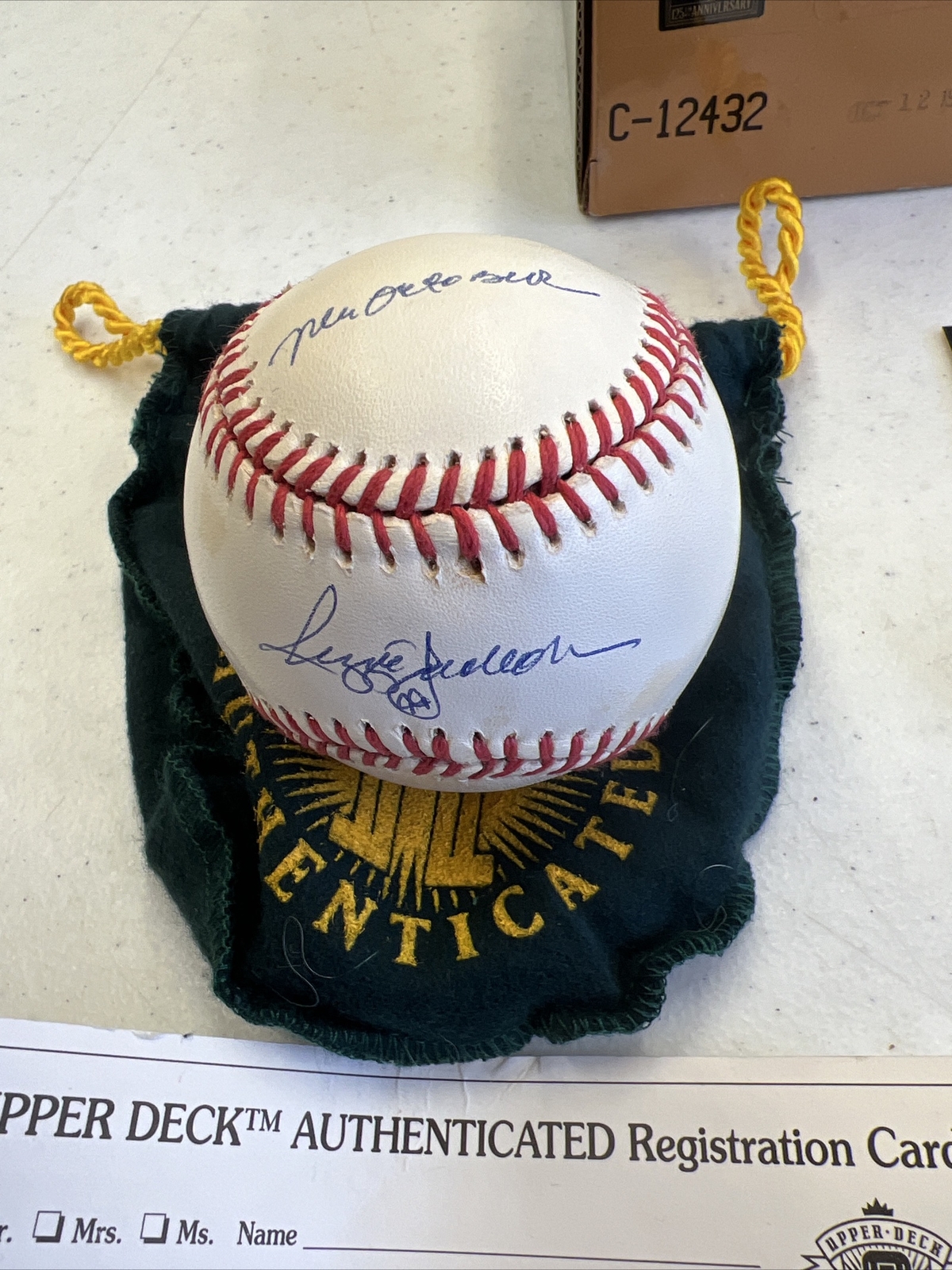 Reggie Jackson Signed \ Reggie Jackson Signed \