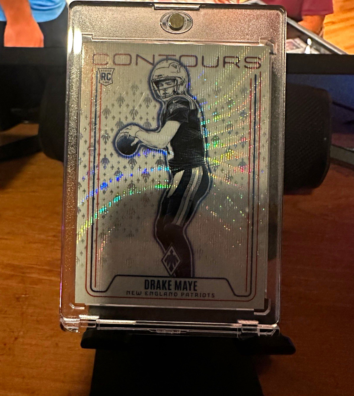 Panini 2024 Phoenix Drake Maye #CON-DME Contours Rookie Wave Refractor Panini 2024 Phoenix Drake Maye #CON-DME Contours Rookie Wave Refractor