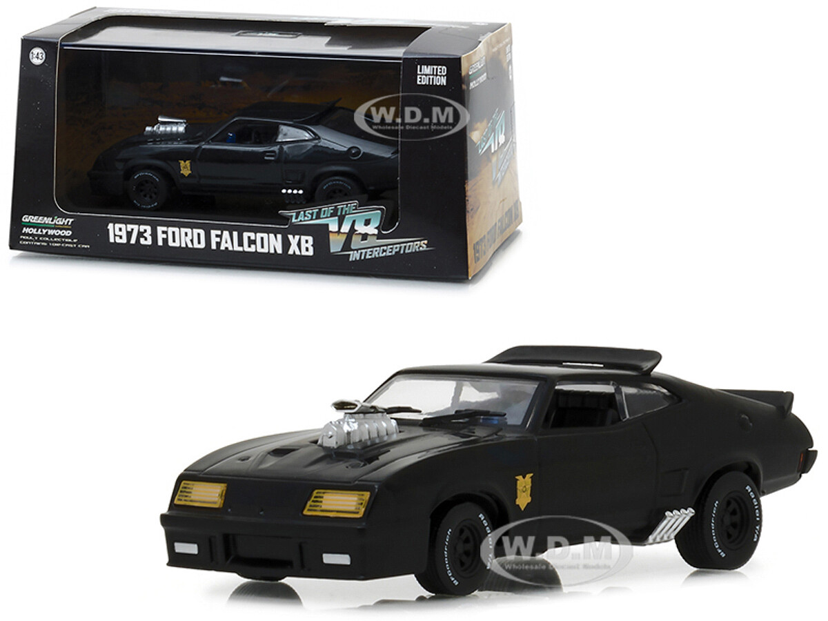 1973 FORD FALCON XB BLACK LAST OF THE V8 INTERCEPTORS 1/43 CAR GREENLIGHT 86522
