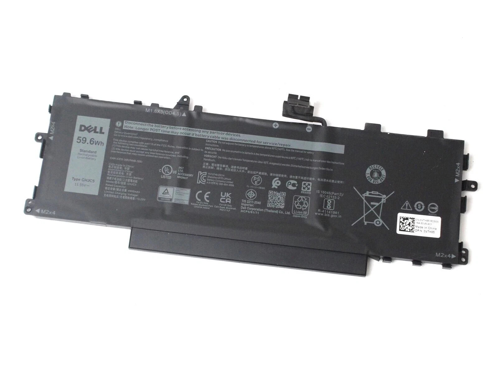 Genuine Dell 59.6WH Battery Dell Latitude 9420 9430 3 Cell GHJC5 0VTH85