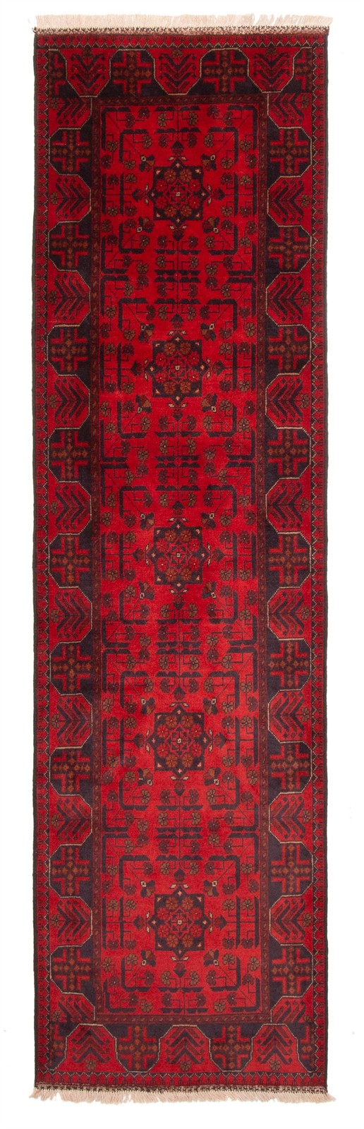 Vintage Hand-knotted Runner Rug 2\'8\