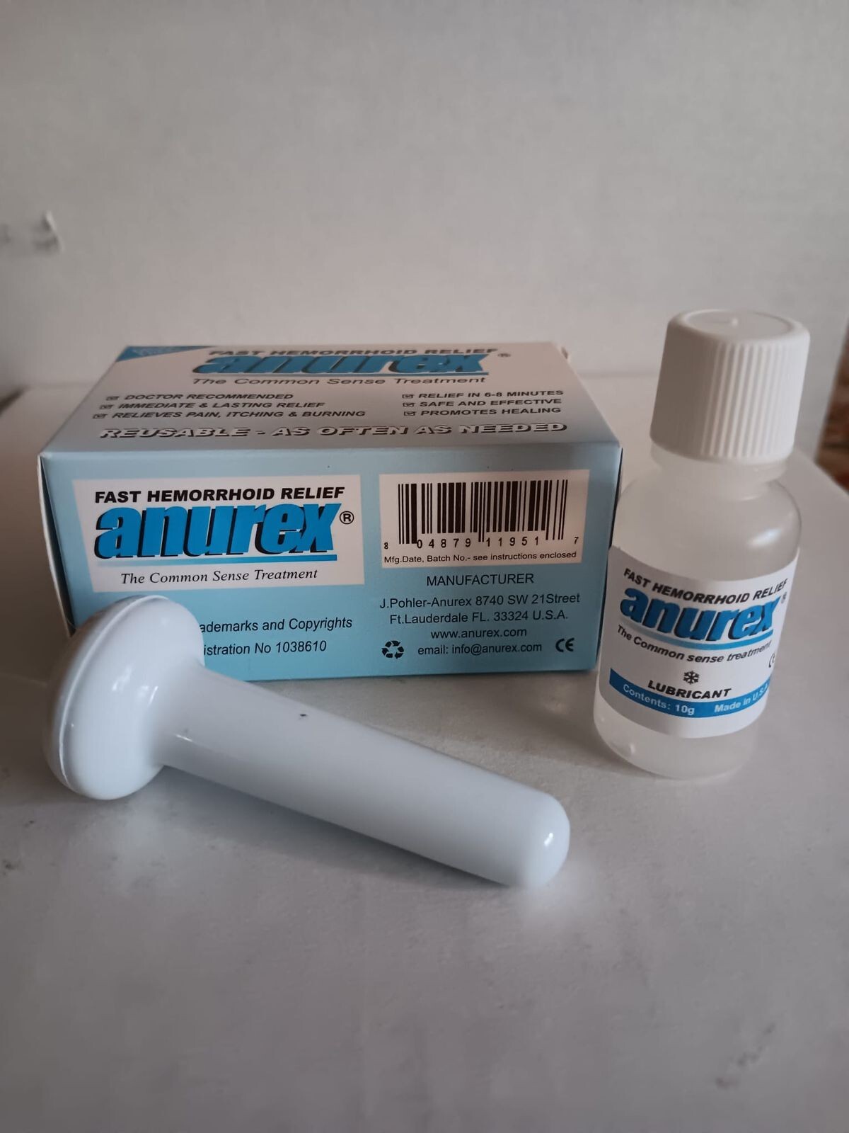 2 Pack -Hemorrhoid Relief Clinicall Results 95%Effective First Reg. with FDA Aug