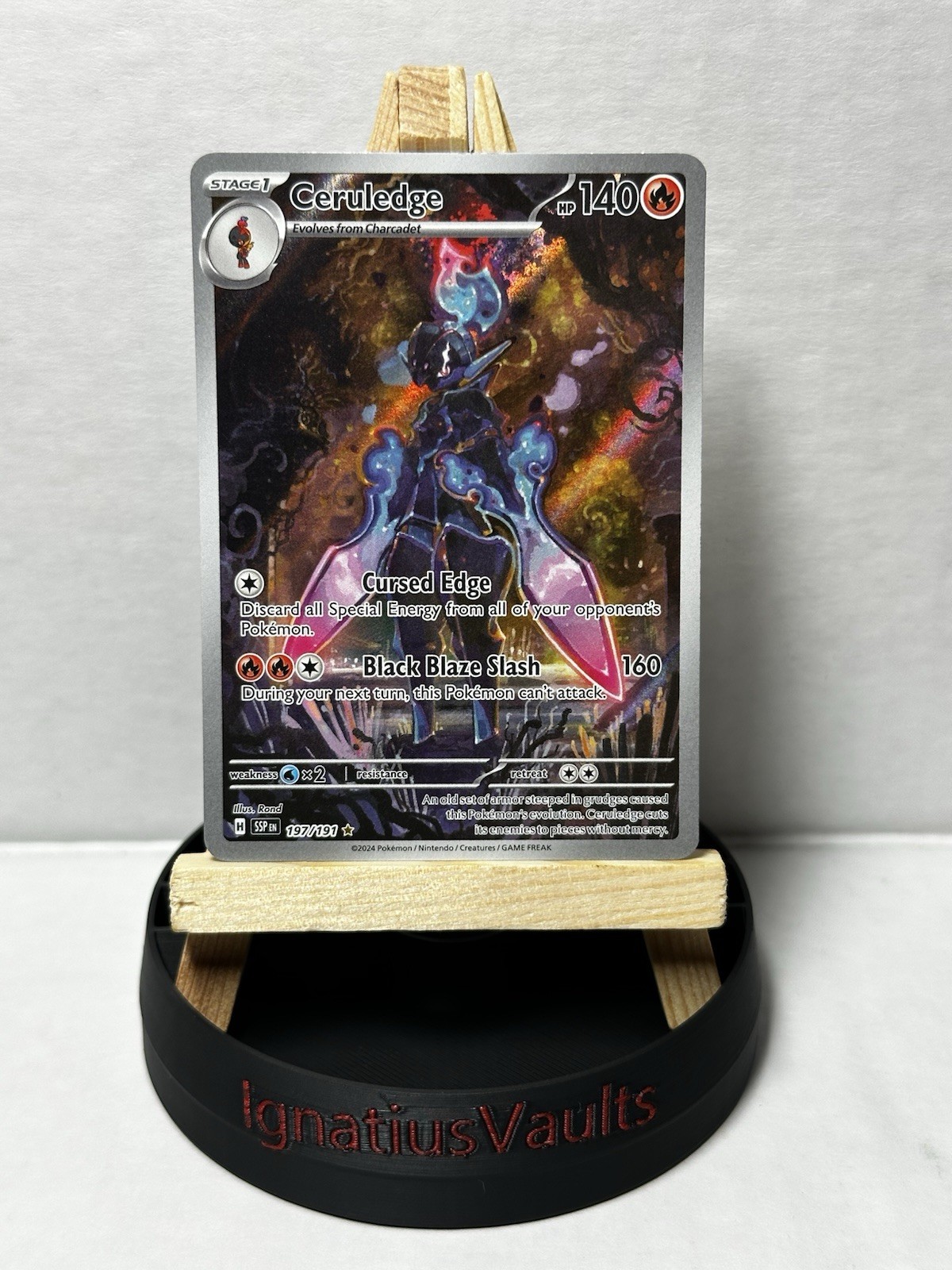 Ceruledge 197/191 Sv08: Surging Sparks Holo Ceruledge 197/191 Sv08: Surging Sparks Holo