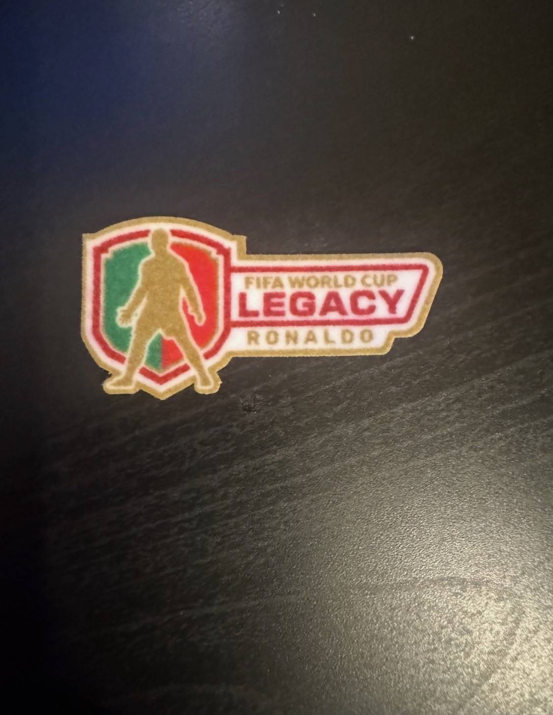 World Cup Legacy Portugal Soccer Patch Cristiano Ronaldo Gold Red/iron on patch World Cup Legacy Portugal Soccer Patch Cristiano Ronaldo Gold Red/iron on patch