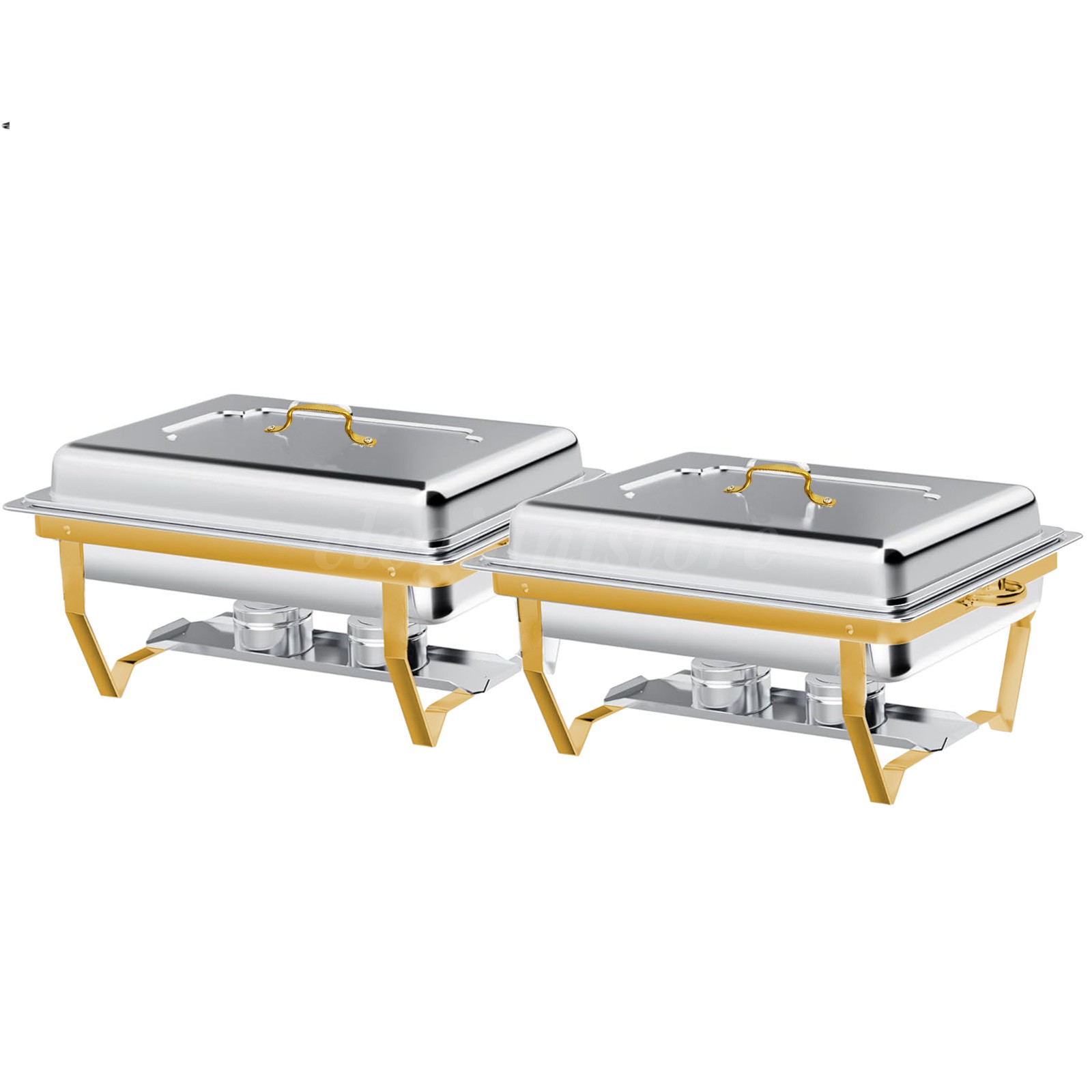 1/2/4Pack 9L Chafing Dish Buffet Set Stainless Steel Chafer for Parties Gold 1/2/4Pack 9L Chafing Dish Buffet Set Stainless Steel Chafer for Parties Gold