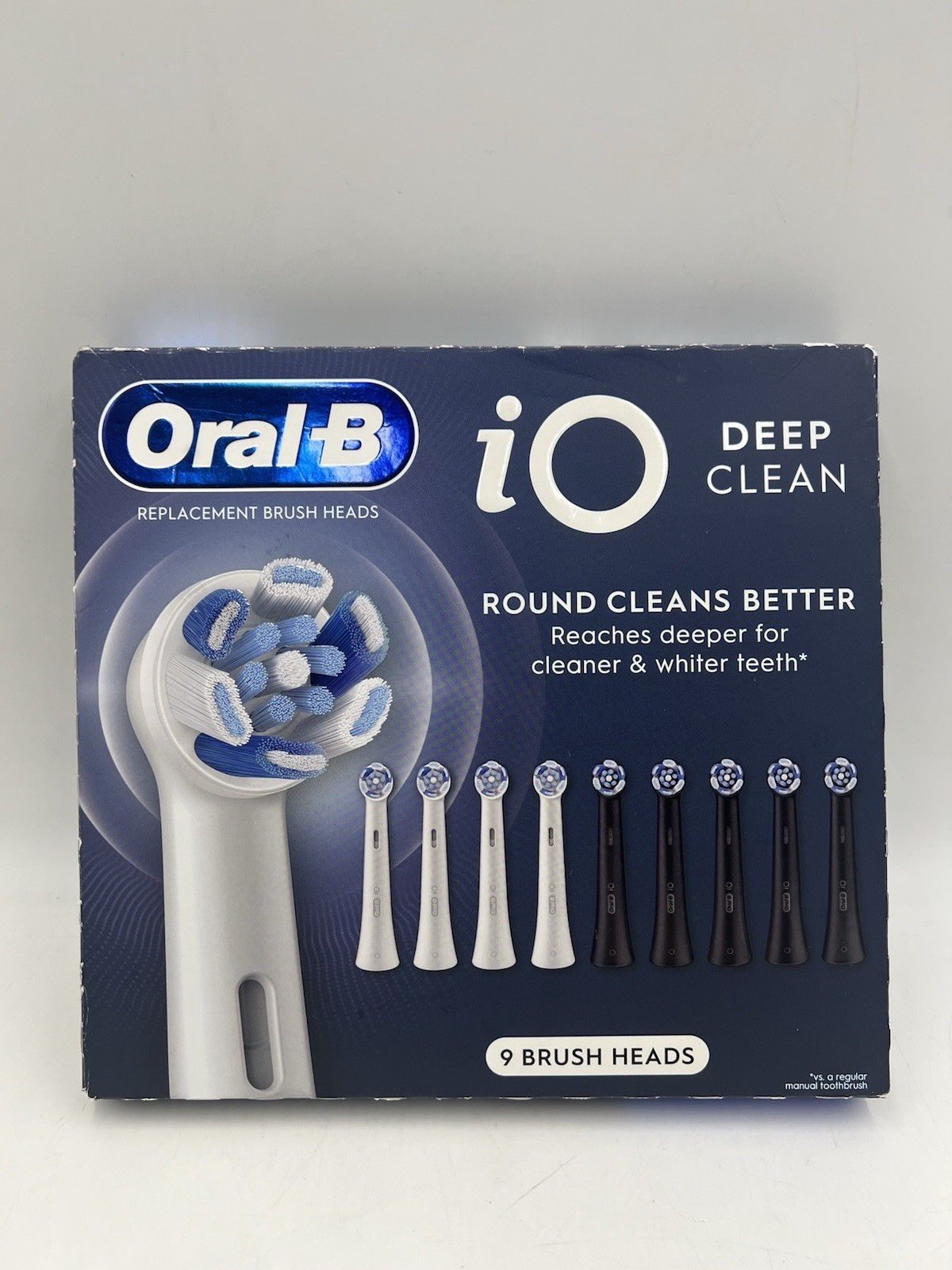 Oral-B iO Deep Clean Replacement Toothbrush Head, 9-count New Open Box Oral-B iO Deep Clean Replacement Toothbrush Head, 9-count New Open Box