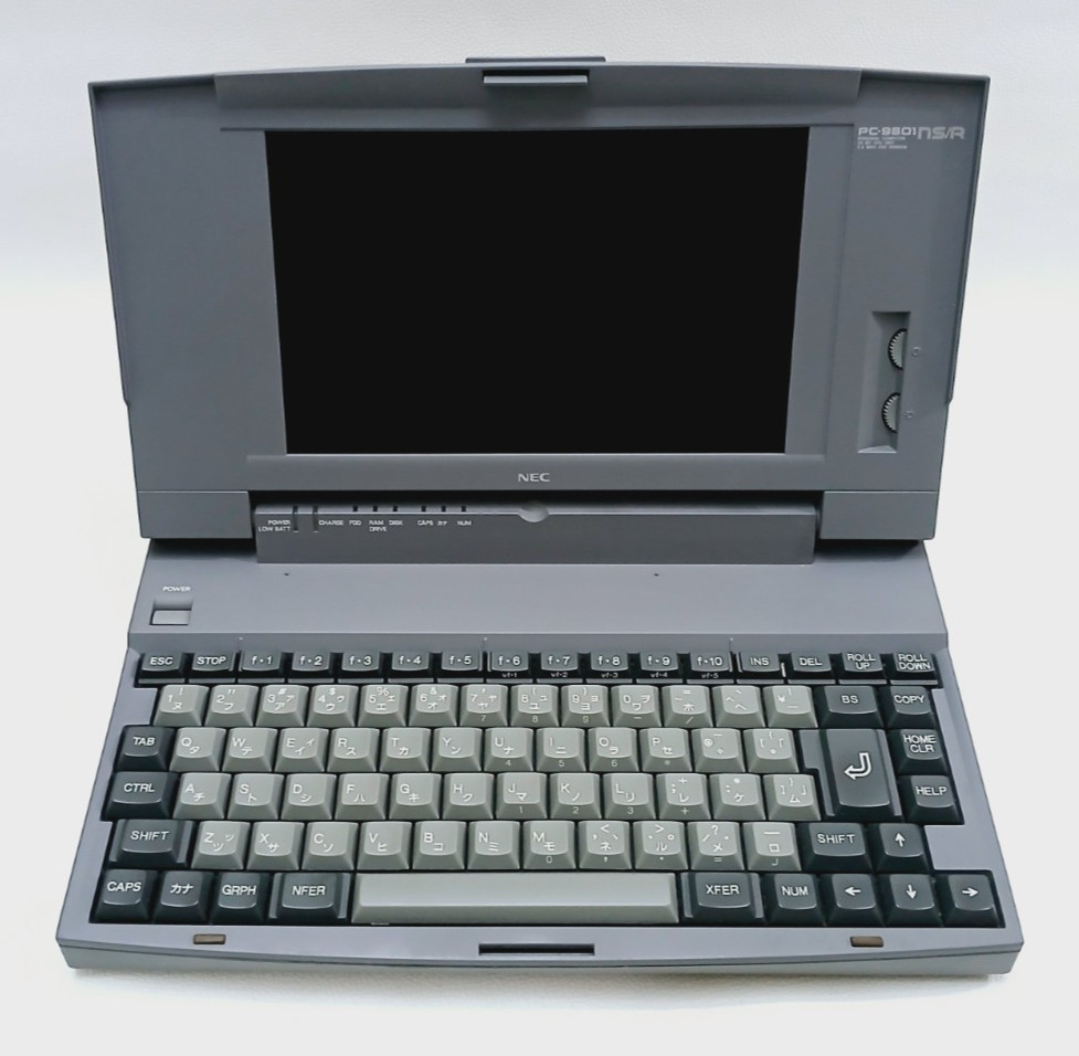 NEC Note Laptop PC-9801 NS/R Personal Vintage computer . READ DESCRIPTION