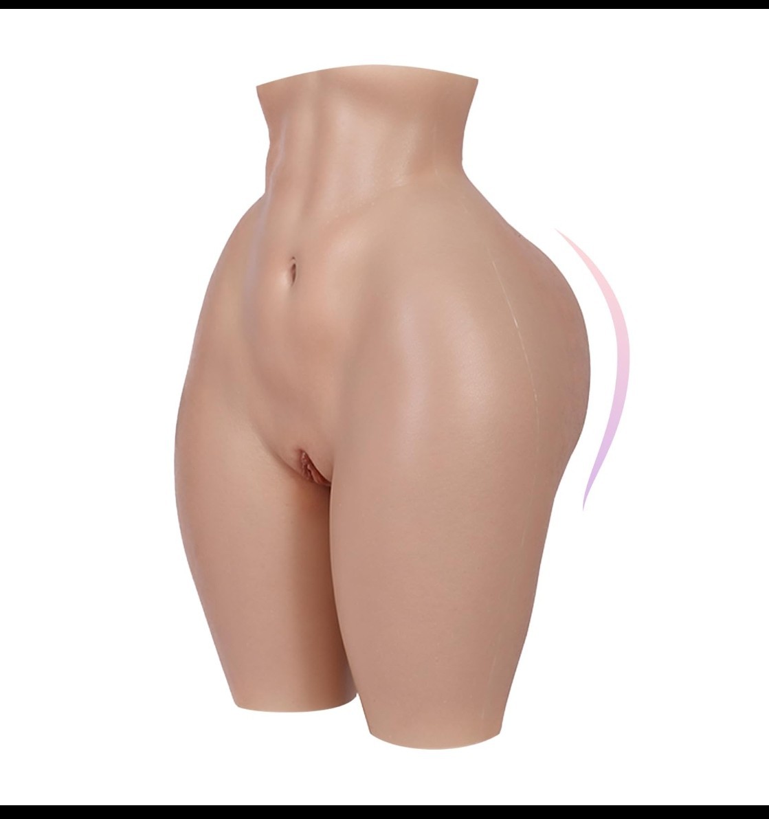 ROANYER Small size Super Strong Silicone Hip Enhancer Butt Lifter Caucasian