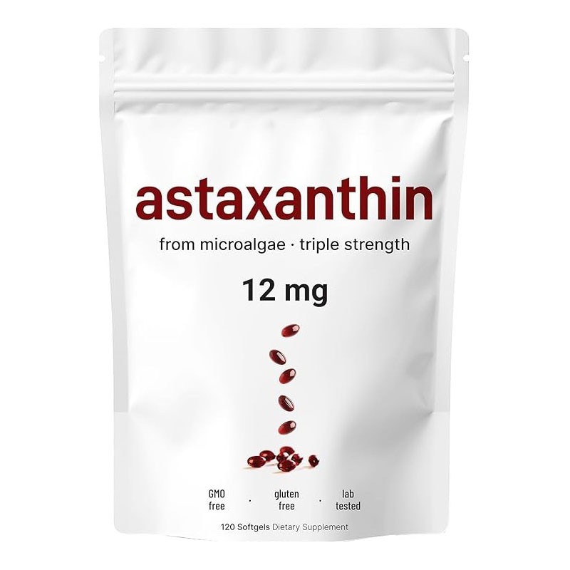 1 PACK Astaxanthin 120 Softgels 12mg - Supports Eye Health and Joint Health 1 PACK Astaxanthin 120 Softgels 12mg - Supports Eye Health and Joint Health
