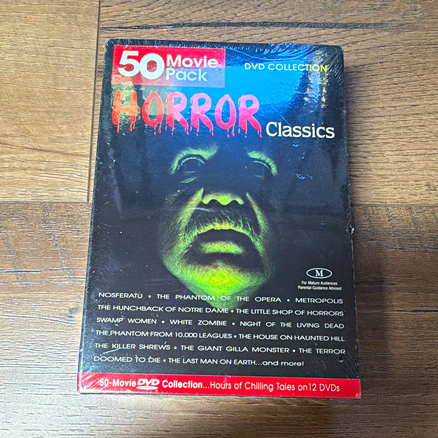 Horror Classics 50 Movie Pack (DVD, 2004, 12-Disc Set) *HOURS OF CHILLING TALES* Horror Classics 50 Movie Pack (DVD, 2004, 12-Disc Set) *HOURS OF CHILLING TALES*