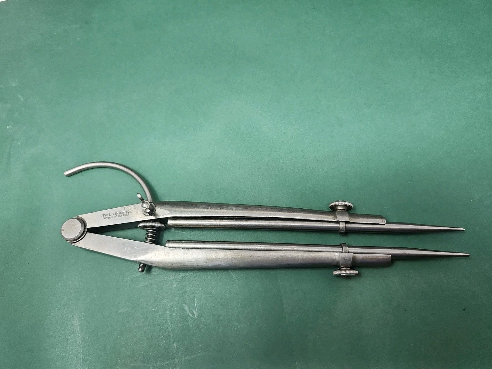 Vintage Starrett Carpenter Machinist 85 Extension Divider Compass Tool NICE Vintage Starrett Carpenter Machinist 85 Extension Divider Compass Tool NICE