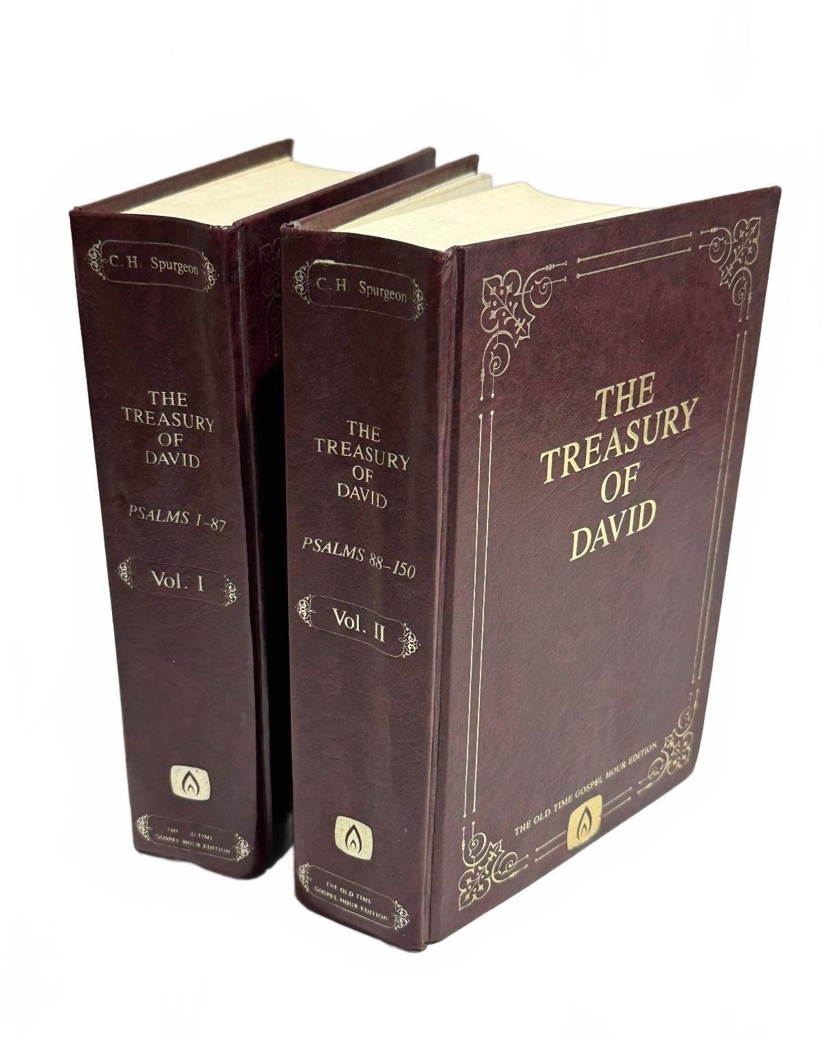 The Treasury of David Vol I & II by C.H. Spurgeon Psalms 1-150 Complete Signed