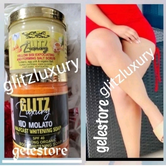 2pcs.Glitzluxury Oshaprapra 10D Molato Oshaprapra Soap, đ& Exfoliating Scrub đ 2pcs.Glitzluxury Oshaprapra 10D Molato Oshaprapra Soap, đ& Exfoliating Scrub đ