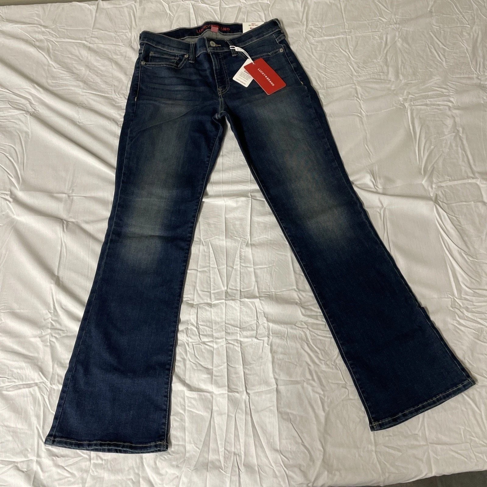 Lucky Brand Sweet Mid Rise Bootcut Stretch Jeans Cheyenne Women\'s 6/28 Ankle