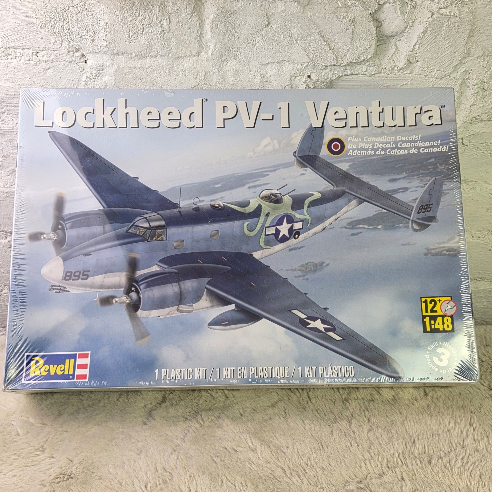 Revell Lockheed PV-1 Ventura 1:48 Scale Plastic Model Kit 85-5531 Skill Level 3 Revell Lockheed PV-1 Ventura 1:48 Scale Plastic Model Kit 85-5531 Skill Level 3