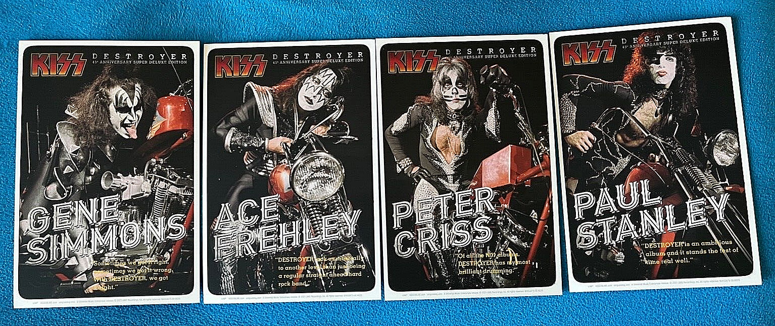KISS Destroyer 45th Anniversary Boxset Band Member \