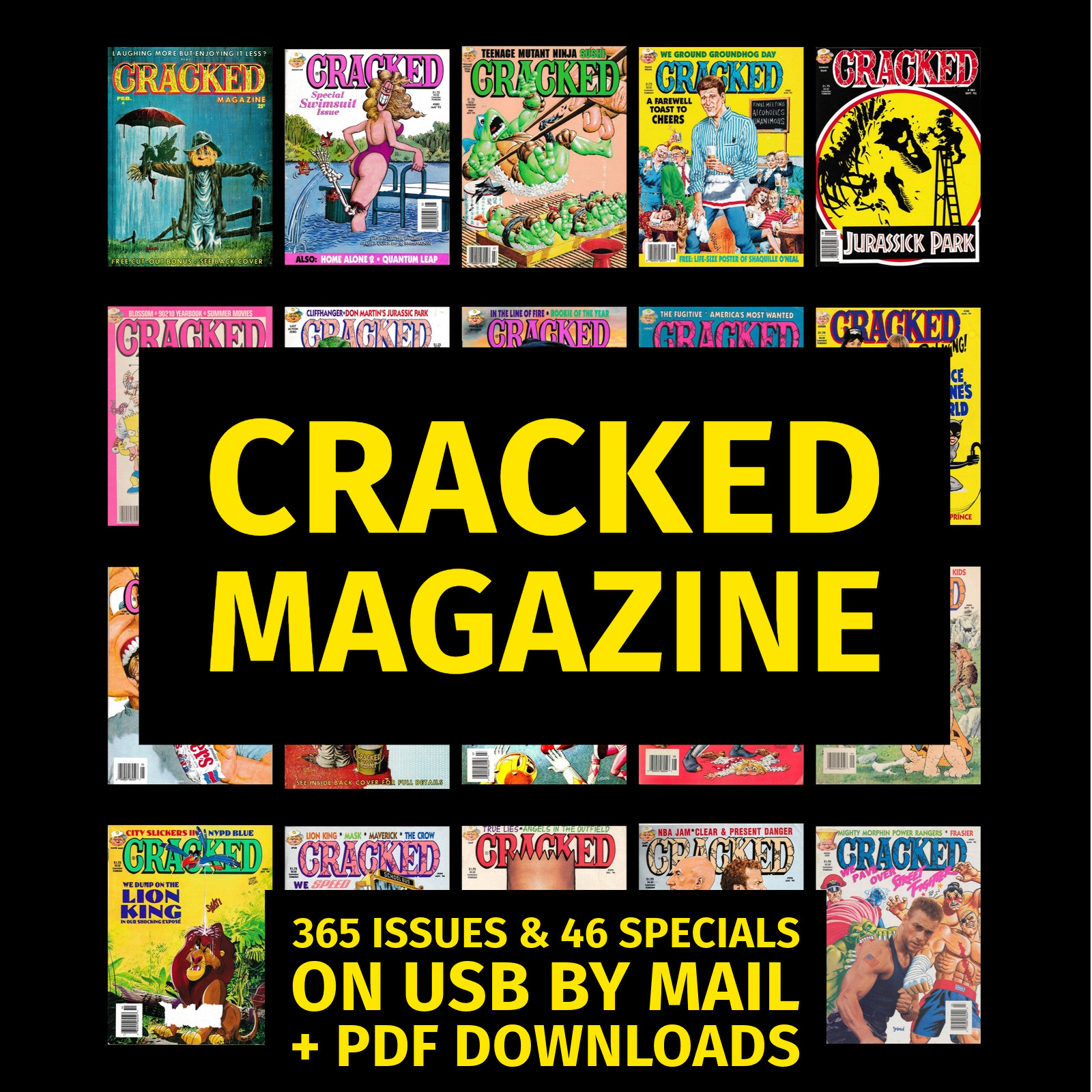 Cracked Magazine 365 Issues & 46 Specials on USB + Immediate Bonus