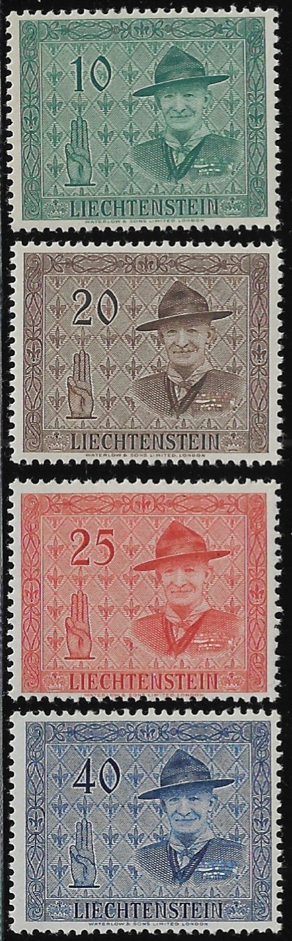 Liechtenstein #270-3 M/NH VF Post Office Fresh Set