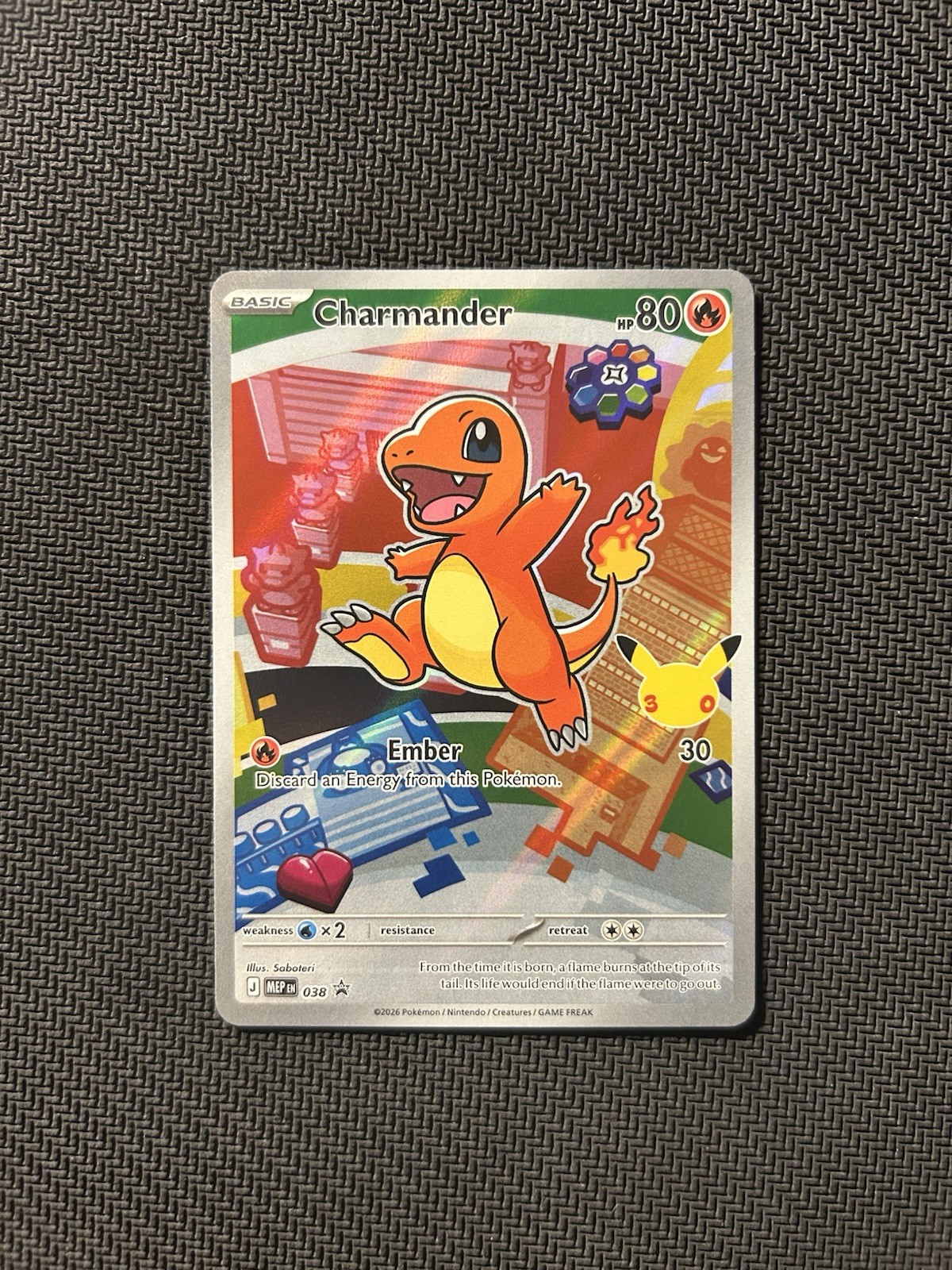 Pokemon TCG Charmander MEP 038 NM Condition See Description