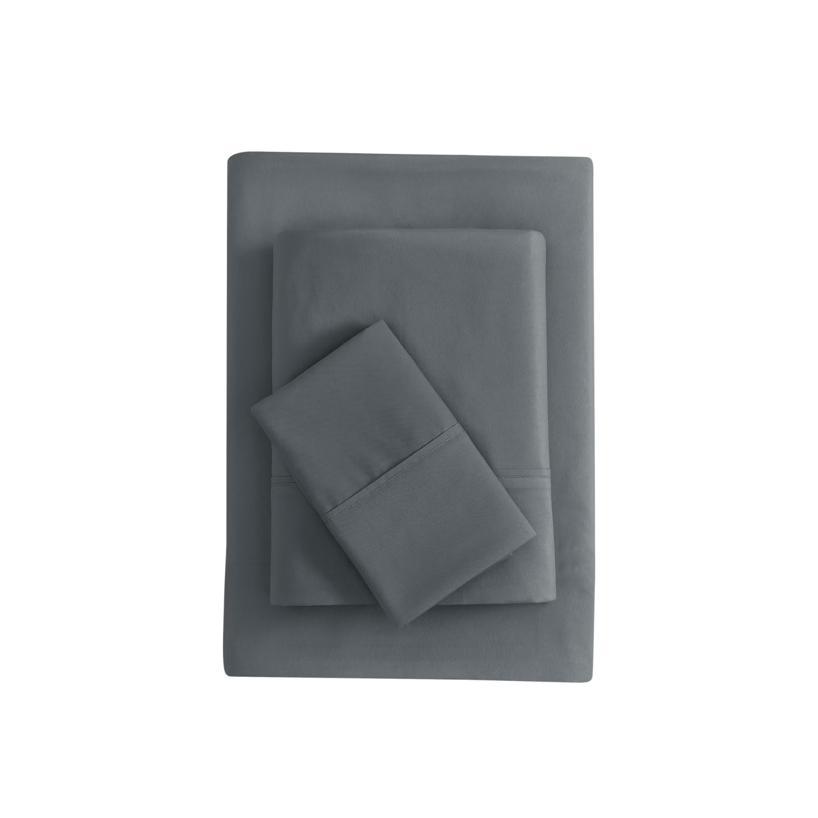 Mainstays Super Soft Brushed Microfiber Bed Sheet Set,Soothing Gray,Twin-XL, 3.