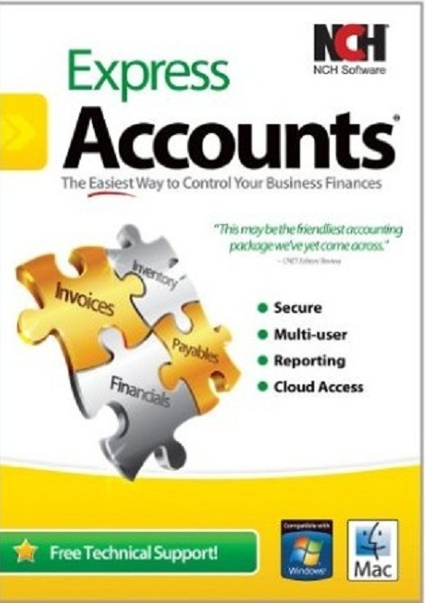 Express Accounts Easy Accounting NCH Lifetime License