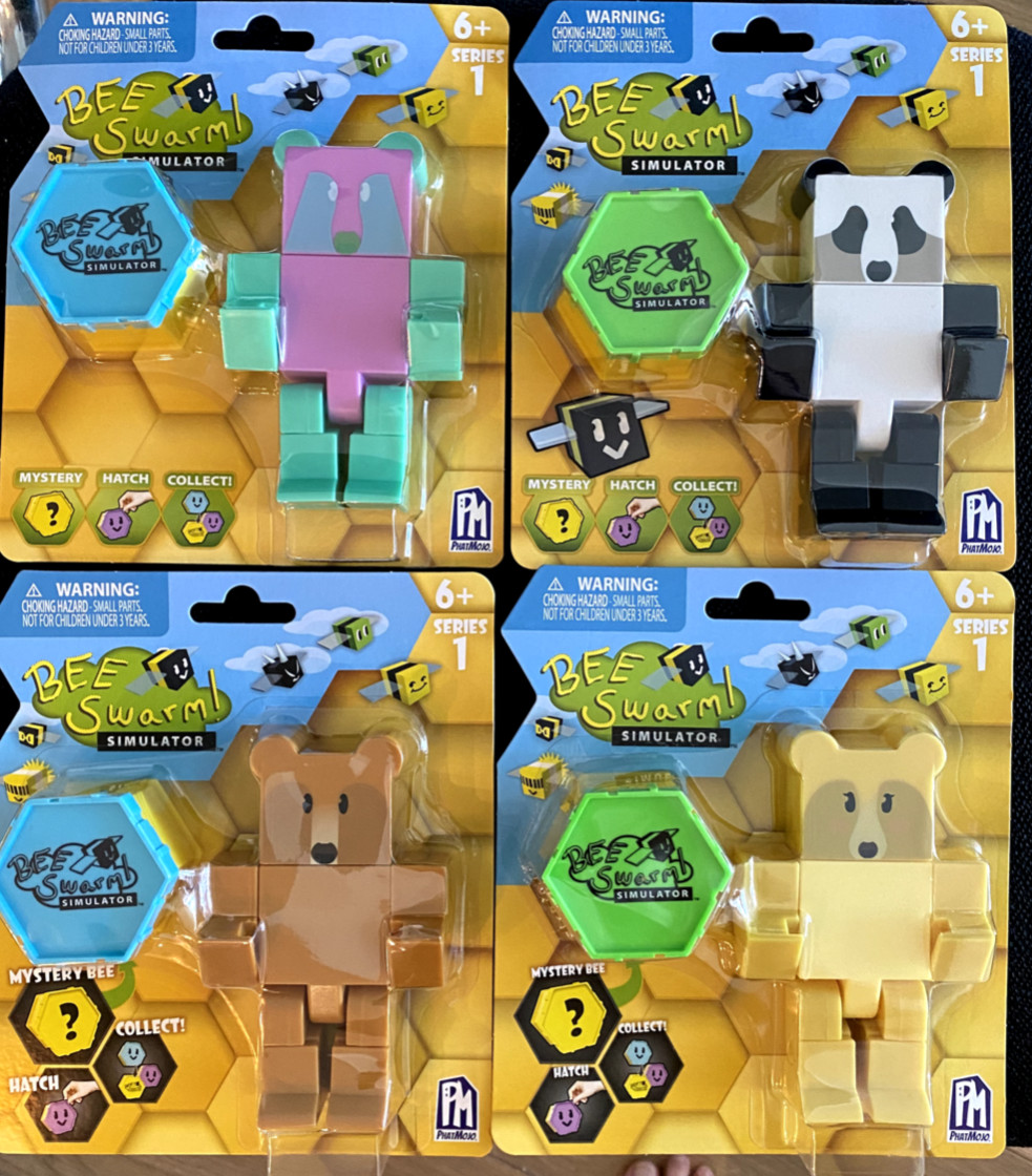 Bee Swarm Simulator Bee Series 1 ( set of 4)