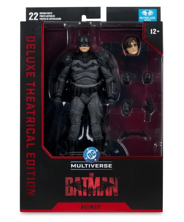 Mcfarlane Toys Deluxe Theatrical Edition The Batman 2022 Batman Action Figure