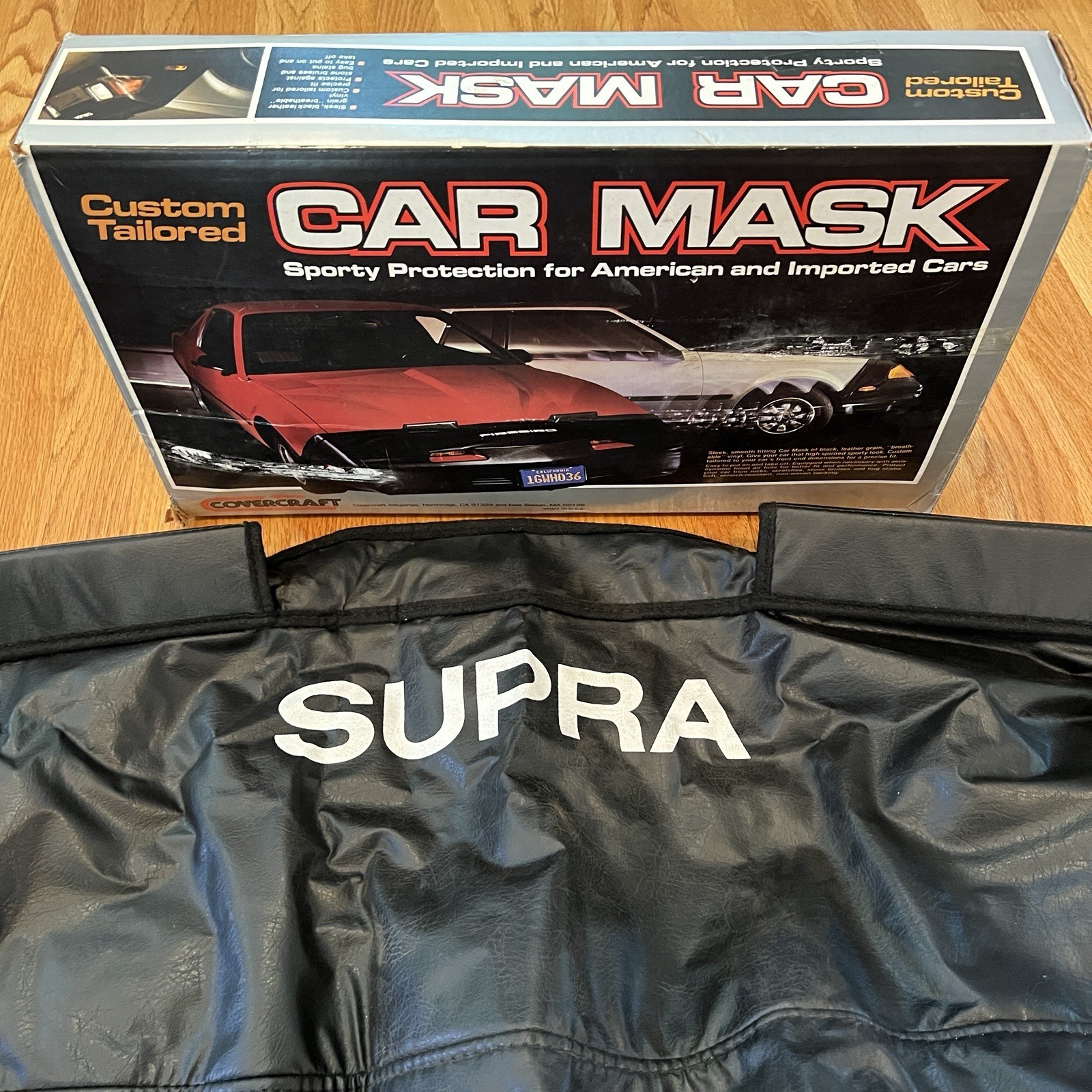 Vintage Covercraft Car Mask Bra 1984 Toyota Supra Mk2 M462 Complete Box Straps Vintage Covercraft Car Mask Bra 1984 Toyota Supra Mk2 M462 Complete Box Straps